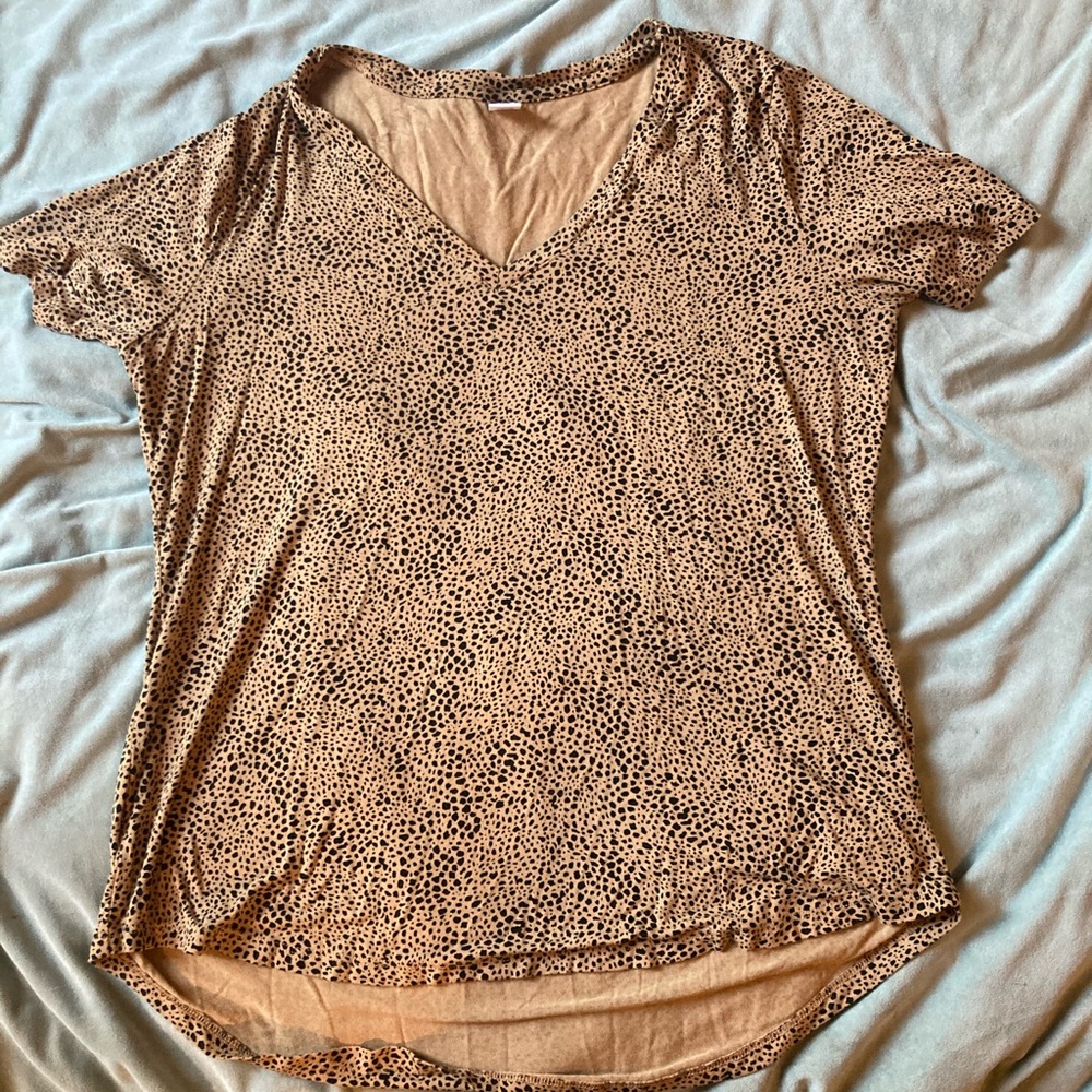 Old Navy Animal Print Blouse